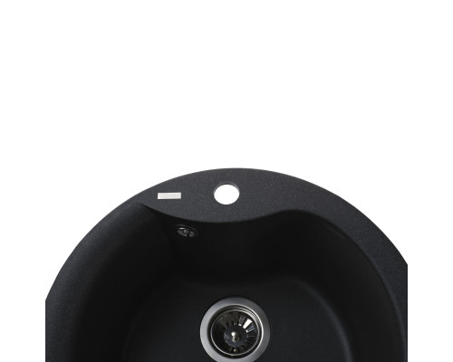 Гранітна мийка Globus Lux ORTA графіт 485мм-А0001