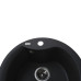 Гранітна мийка Globus Lux ORTA графіт 485мм-А0001