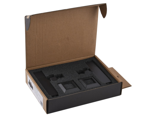 Набір Кран напівобертовий кутовий з американкою SOLOMON LUX 1/2″ CUBE BLACK 8888 (1уп)