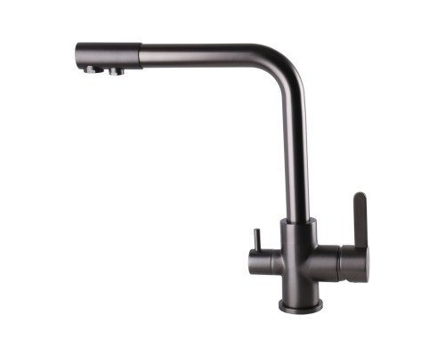 Змішувач для кухні під осмос Globus Lux LAZER GLLR-0444-11-GRAPHITE