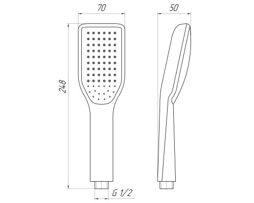 Душова лійка Globus Lux SH651-P