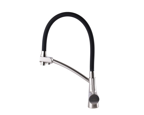 Змішувач для кухні під осмос Globus Lux LAZER GLLR-0700-8-STSTEEL