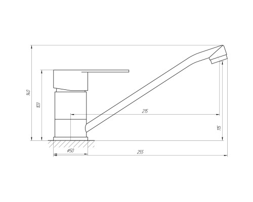 Змішувач для кухні Globus Lux MAIN SM-203