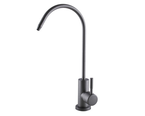 Кран для зворотнього осмосу Globus Lux ALPEN SBT1-55M-GP моно ГРАФІТ,Нержавійка з Quick Fitting