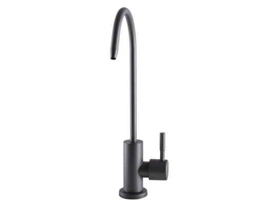 Кран для зворотнього осмосу Globus Lux ALPEN SBT1-55M-GP моно ГРАФІТ,Нержавійка з Quick Fitting