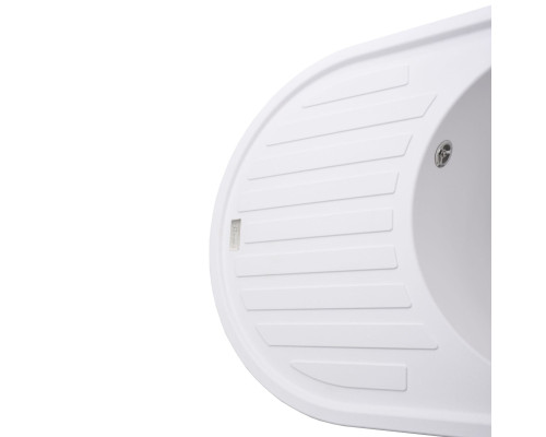 Гранітна мийка Globus Lux OHARA білий 770х500мм-А0007