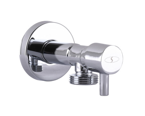 Кран напівобертовий кутовий SOLOMON 1/2″х1/2″ Lazer 7076 ( 2 ШТ)
