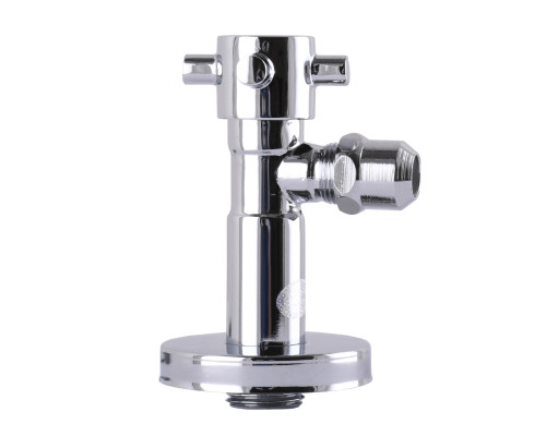 Кран напівобертовий кутовий з цангою SOLOMON 1/2″х 3/8″ Retro 7077
