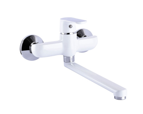 Змішувач для кухні зі стіни Globus Lux Laguna GLA-0104-7-WHITE