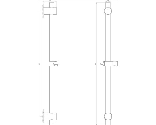Душова стійка Globus Lux SUS-1107-BB