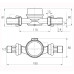 Лічильник гарячої води ECOSTAR DN15 1/2″ E-D R160