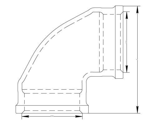 Кутник VIEGA 3090  1 1/4″ ВВ (269210)
