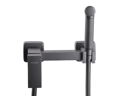 Змішувач гігієнічний Globus Lux Niagara  GLN-5-106MIX-Graphite