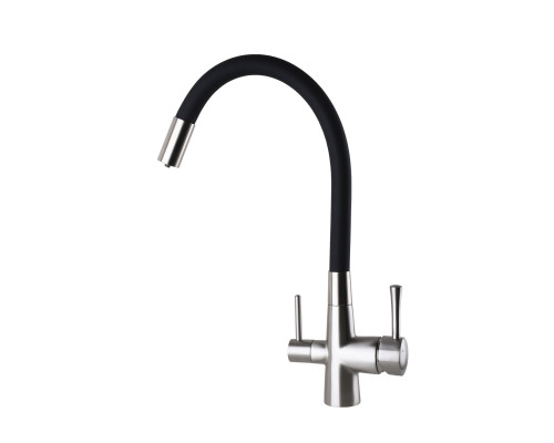 Змішувач для кухні під осмос Globus Lux LAZER GLLR-0903-8-STSTEEL