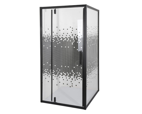 Душова кабіна квадратна без піддона MORAVA N90TB.Mosaic (N90B.Mosaic) BRAVO (1уп.)