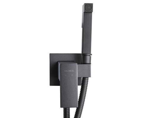 Змішувач гігієнічний Globus Lux  Milano GLM-0-106MIX-Graphite