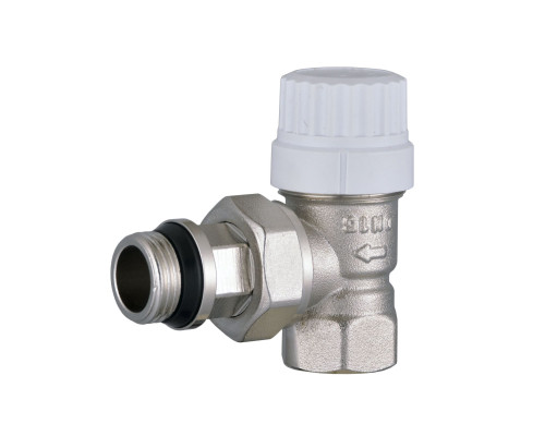 Кран радіаторний кутовий Q PROFESSIONAL  1/2″ NV-QP5007  під ключ з ущільнювачем