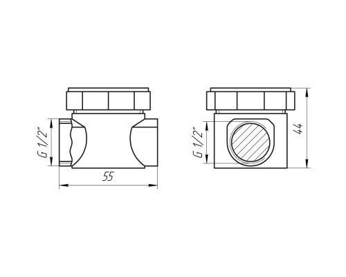 Фільтр грубого очищення для газу SOLOMON 1/2″ F8016