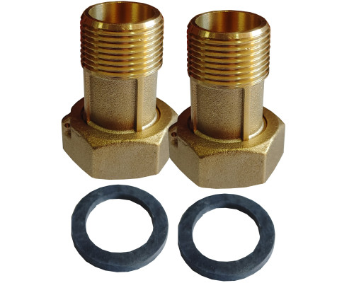 Комплект штуцерів 1″Вх3/4″З латунний LR543L OPTIMUM