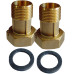 Комплект штуцерів 1″Вх3/4″З латунний LR543L OPTIMUM