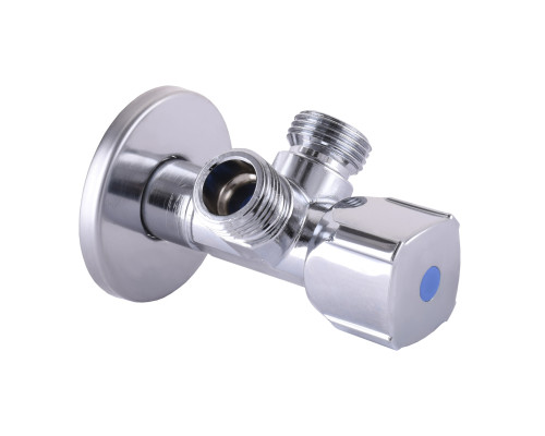 Кран кульовий кутовий подвійний SELBA 1/2″х 1/2″х1/2″ DOUBLE (SL1588)