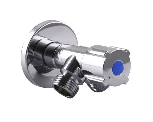 Кран кульовий кутовий подвійний SELBA 1/2″х 1/2″х1/2″ DOUBLE (SL1588)