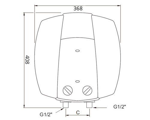 Водонагрівач Bosch Tronic 2000 TR 2000 15 B / 15л 1500W (над мийкою)