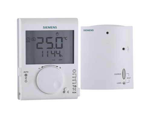 Кімнатний термостат Siemens RDJ100 RF / SET програмований бездротовий