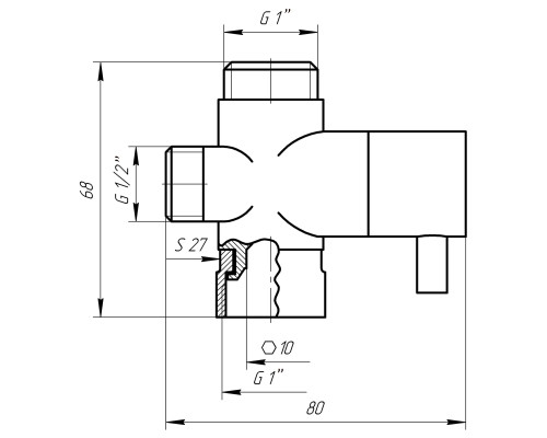 Кран ″Ранок″ Globus Lux NMV-108 євро перемикач SUS 304