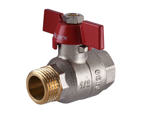 Кран кульовий прямий SOLOMON  1/2″ ЗВ КБ PN30 B1015