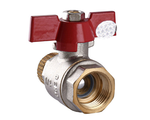Кран кульовий прямий SOLOMON  1/2″ ЗВ КБ PN30 B1015