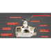 Кран кульовий прямий SOLOMON  1/2″ ЗВ КБ PN30 B1015