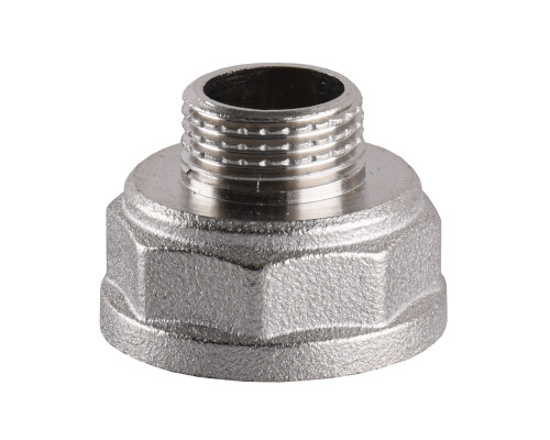 Перехідник редукційний 1 1/2″х 1″ВЗ нікельований А0606А(нк)