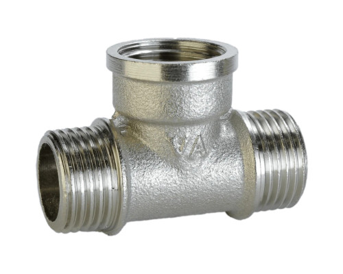 Трійник 1/2″ЗВЗ нікельований А0215А(нк)