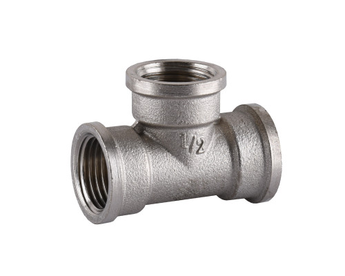 Трійник 1/2″ВВВ нікельований А0242-1А(нк)