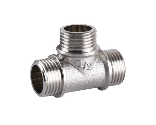 Трійник 1/2″ЗЗЗ нікельований А0214А(нк)