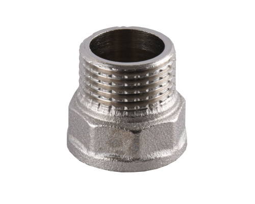 Перехідник 1/2″ВЗ нікельований А0601А(нк)