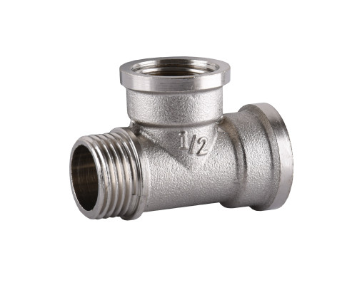 Трійник 1/2″ВВЗ нікельований А0213А(нк)