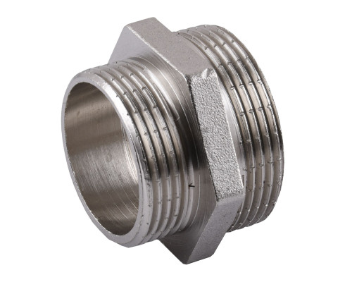 Ніпель редукційний 1 1/2″х1 1/4″ЗЗ нікельований А0522А(нк)