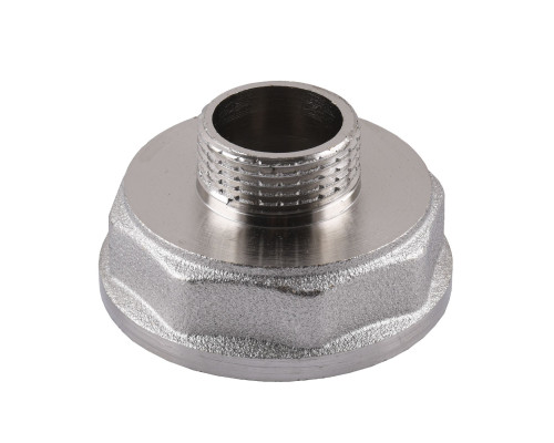 Перехідник редукційний 1 1/2″х 3/4″ВЗ нікельований А0604А(нк)