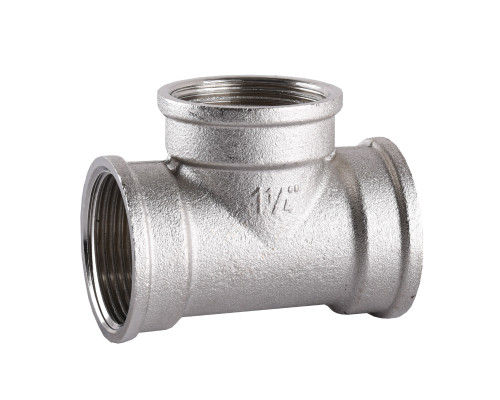 Трійник 1 1/4″ВВВ нікельований A0208-1А(нк)