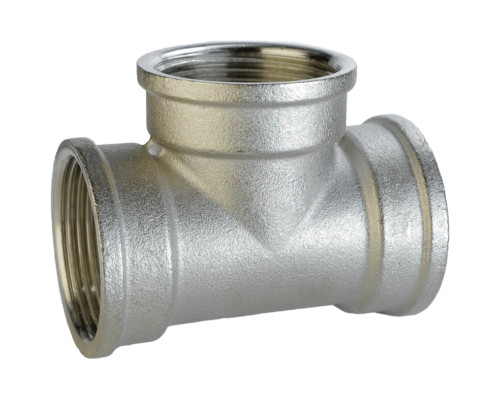 Трійник 1 1/2″ВВВ нікельований A0207-1А(нк)
