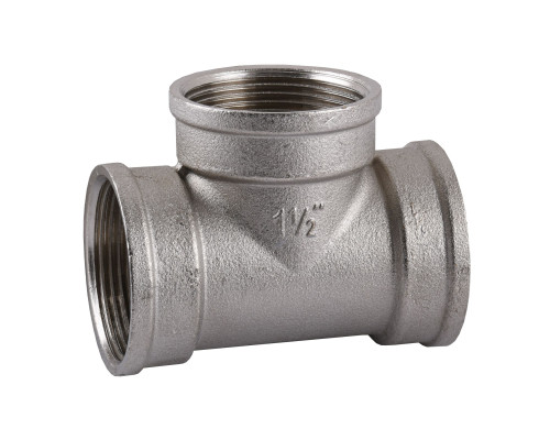 Трійник 1 1/2″ВВВ нікельований A0207-1А(нк)