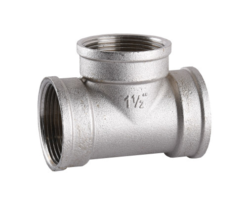 Трійник 1 1/2″ВВВ нікельований A0207-1А(нк)