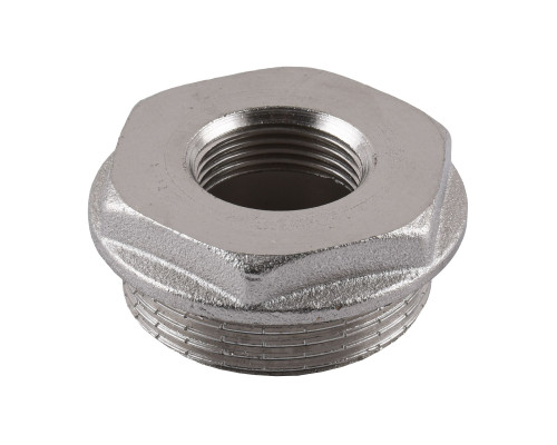Футорка 1 1/2″х 3/4″ЗВ нікельована А0753А(нк)