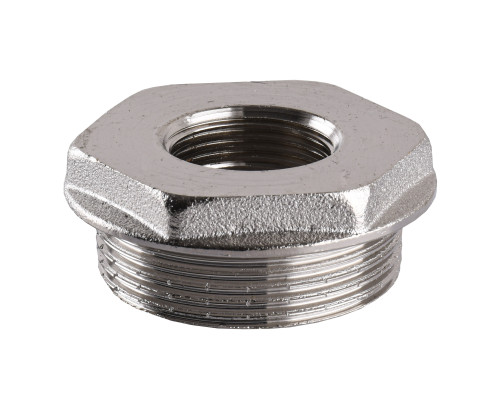 Футорка 1 1/2″х 3/4″ЗВ нікельована А0753А(нк)