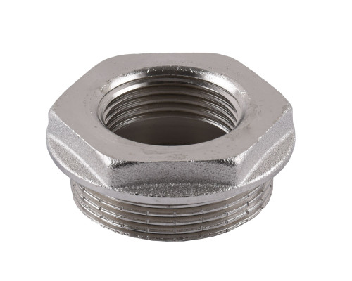 Футорка 1 1/2″х 1″ЗВ нікельована А0714А(нк)