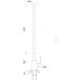 Змішувач для кухні DOMINO ELLIPSE DCC-203L-GRAY