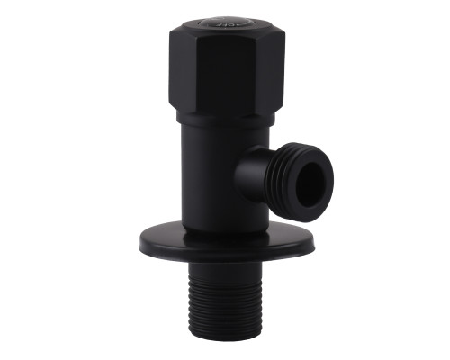 Кран кульовий кутовий Professional 1/2″X1/2″ NV-QP888 BLACK
