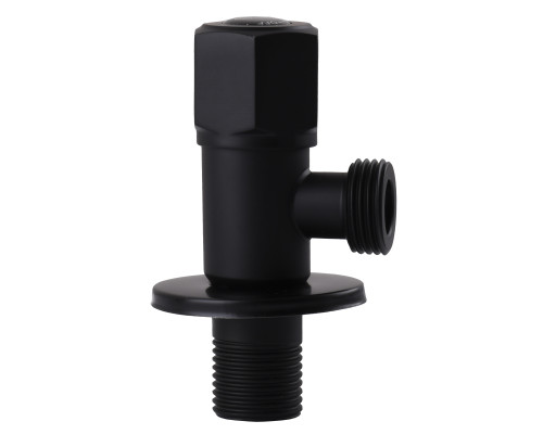 Кран кульовий кутовий Professional 1/2″X1/2″ NV-QP888 BLACK